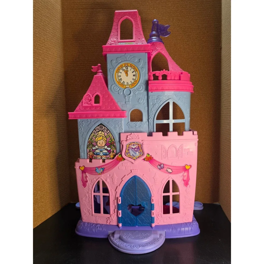 Fisher Price Little People Disney Princess Songs Palace Cinderella Castle W7868